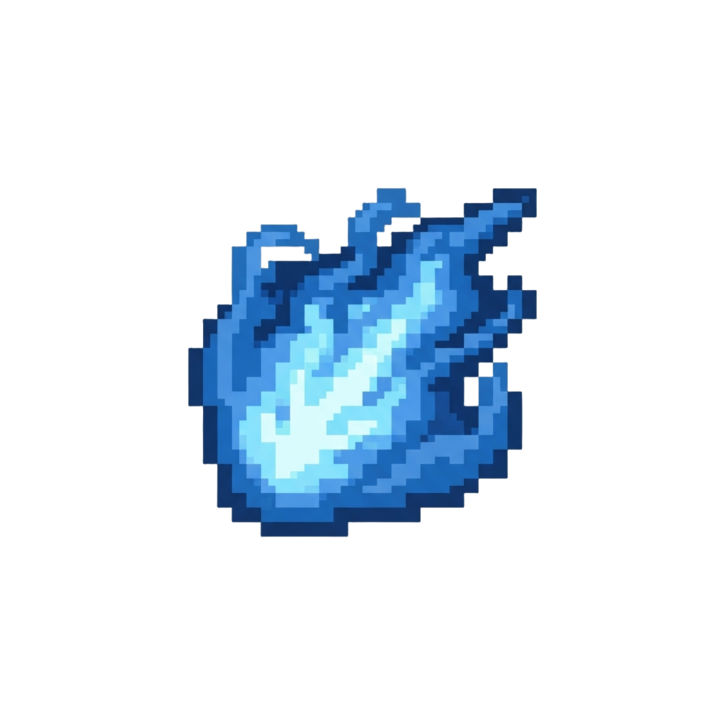 A Smoke-filled Blue Flash