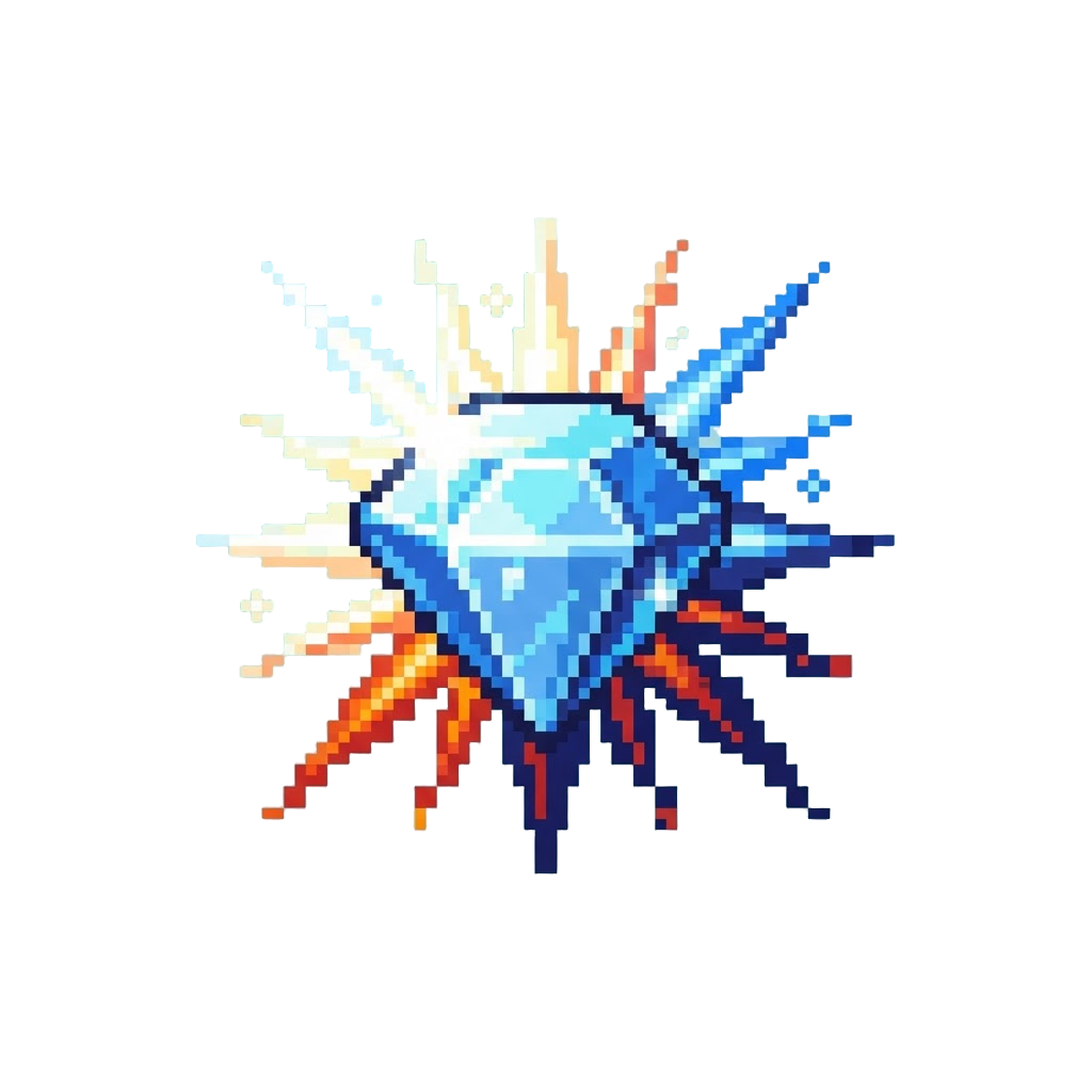 A Dazzling Diamond Star Burst Effect