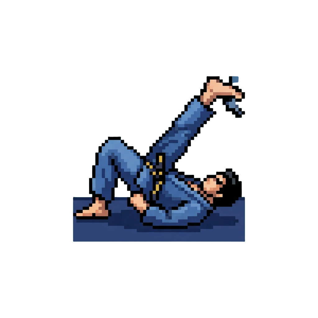 A High-kick Slip Onto Their Back