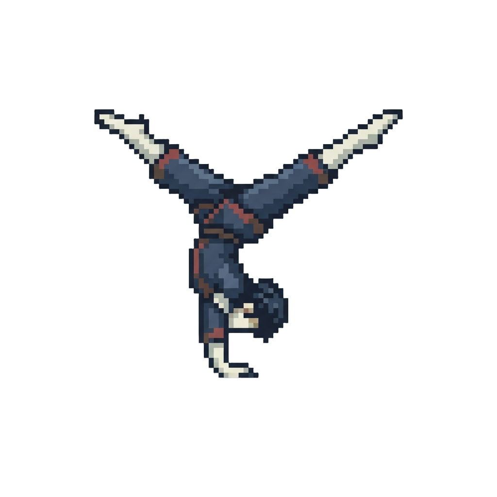 A Backflip Into an Effortless Split Freeze