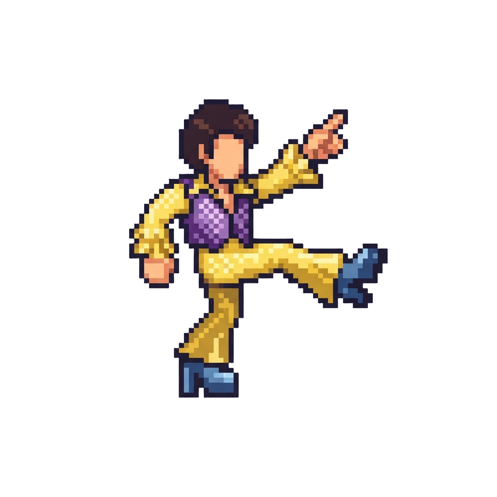 A Snappy Disco Finger-point and Kick