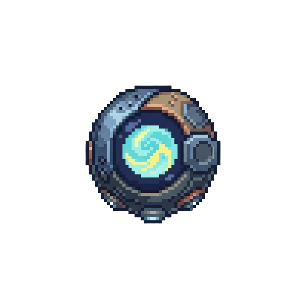 A Floating Alien Containment Orb