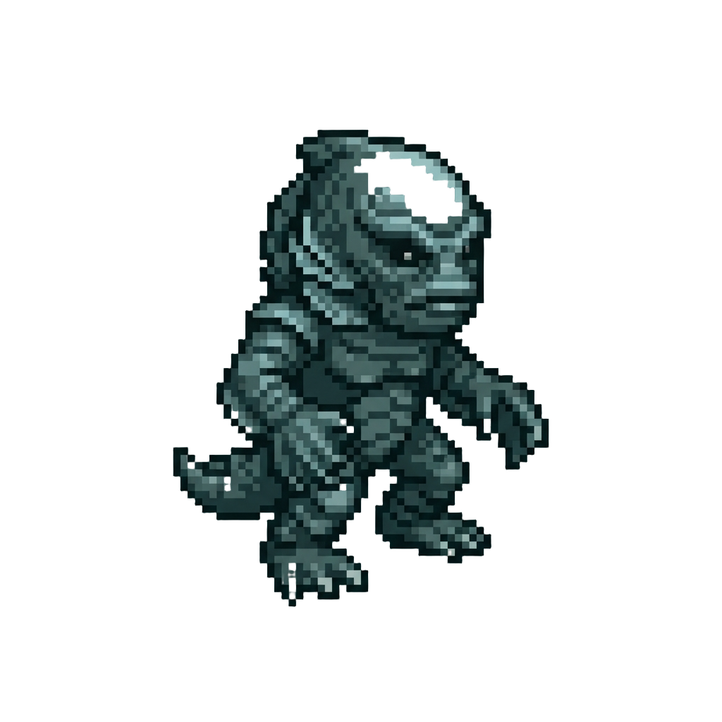 A Classic Black-and-white Creature From the Black Lagoon
