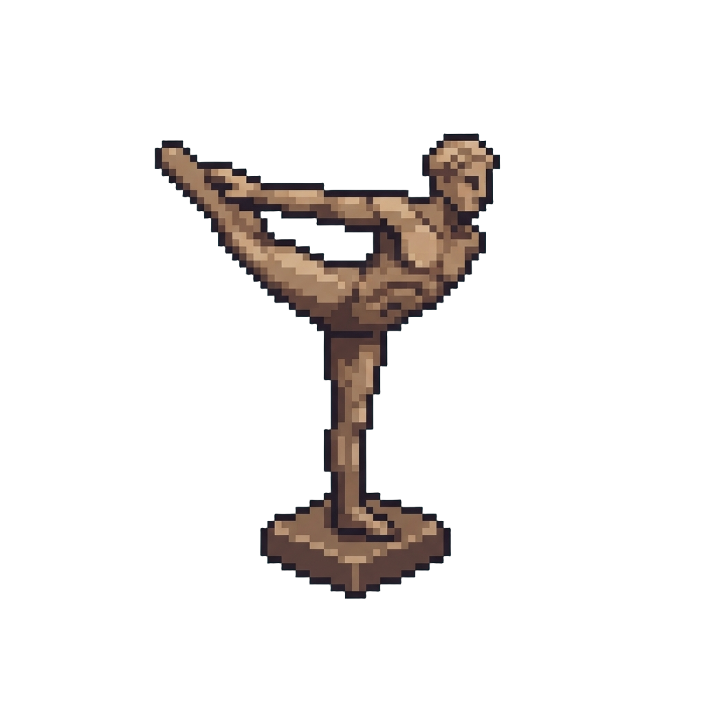 A Statuesque Single-leg Stretch