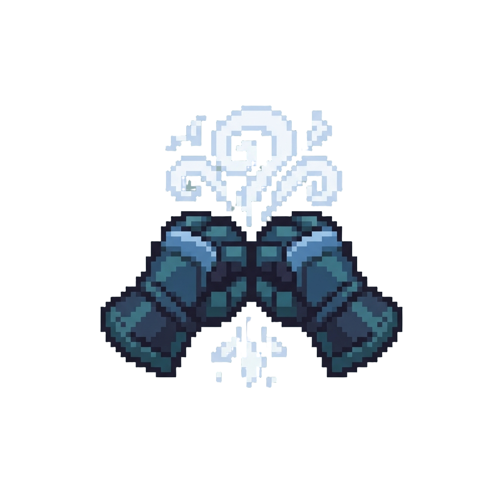 A Deep Breath Reset While Tapping Gloves Together Aggressively