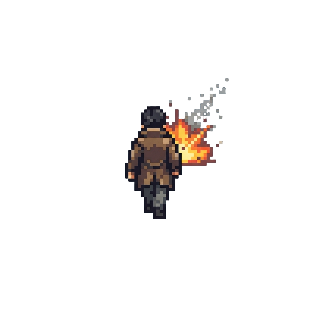 A Slow, Cold Walk Away From the Explosion Without Looking Back