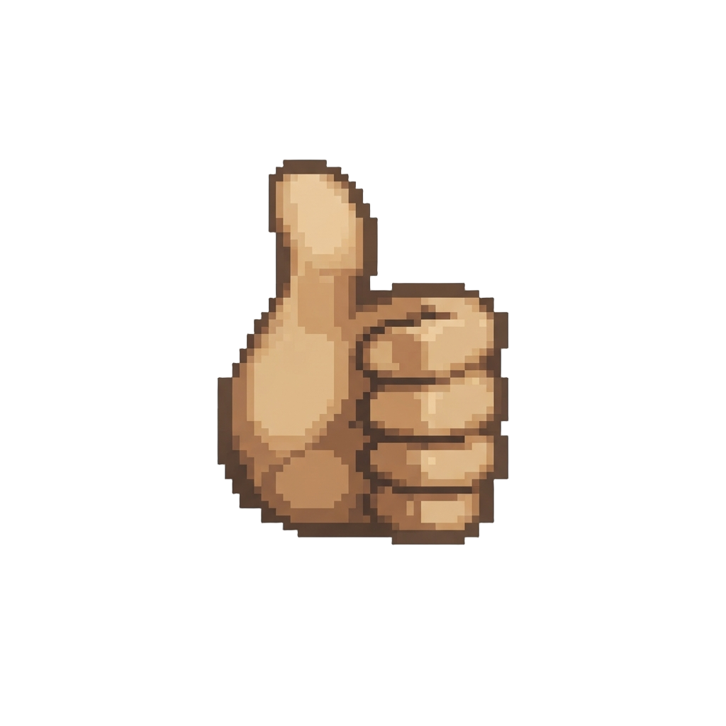 A Slow Thumbs-up From Flat on the Back