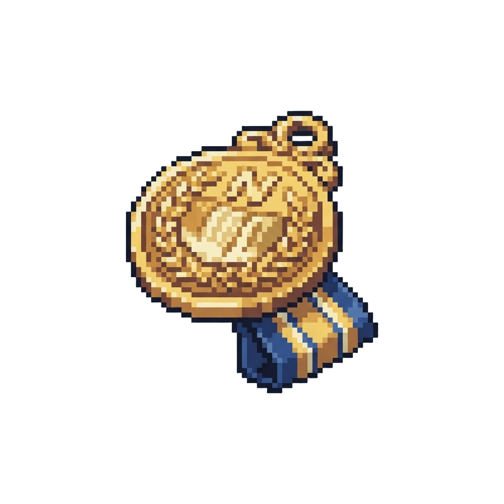 A Golden Niagara Champion Medal