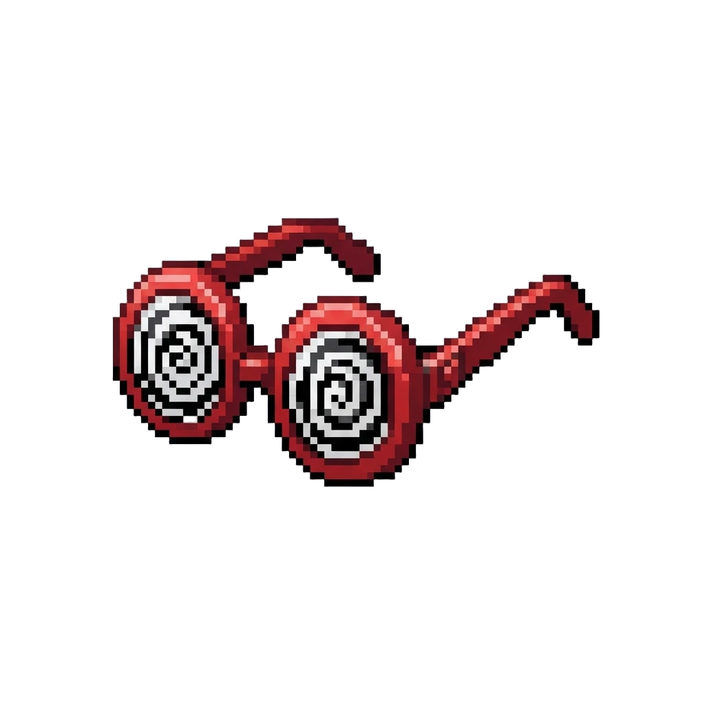 A Pair of Swirling Dizzy Glasses