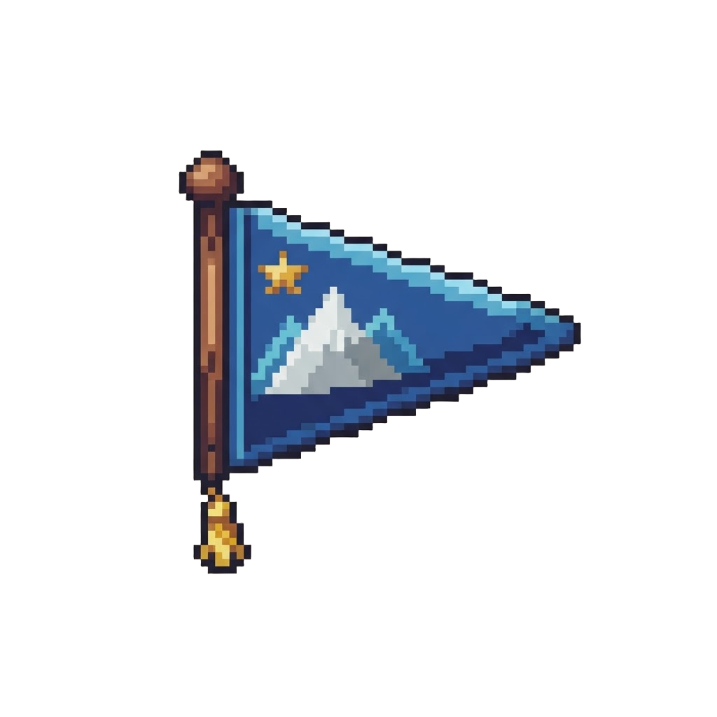 A Colorful Souvenir Pennant