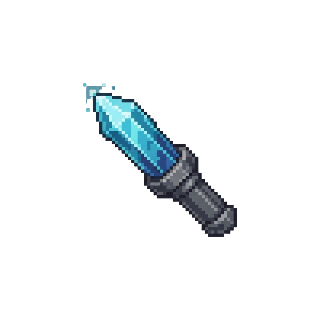 A Glowing Crystal Probe