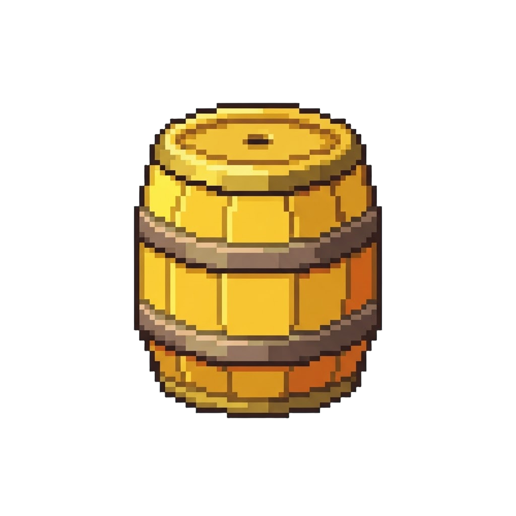 A Miniature Golden Barrel