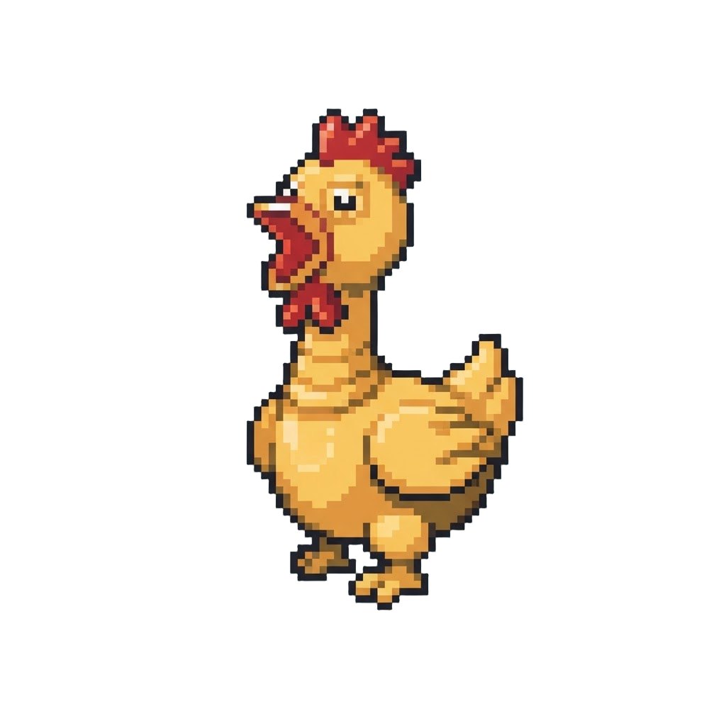 A Funny Squawking Rubber Chicken