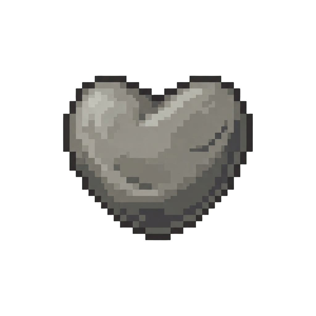 A Smooth Heart-shaped Pebble