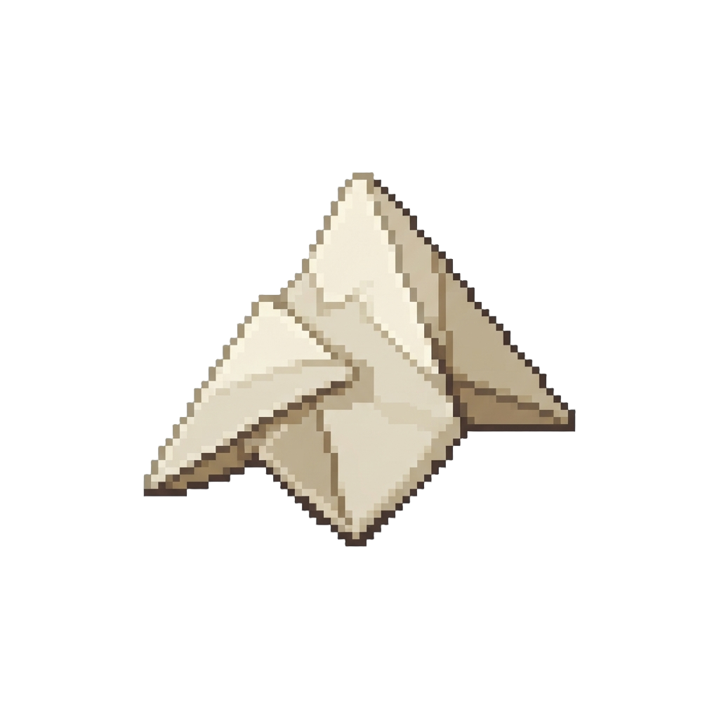 An Overlapping Paper Mountain Fold