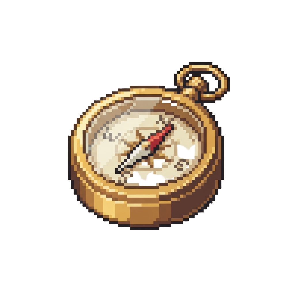 A Shiny Brass Compass