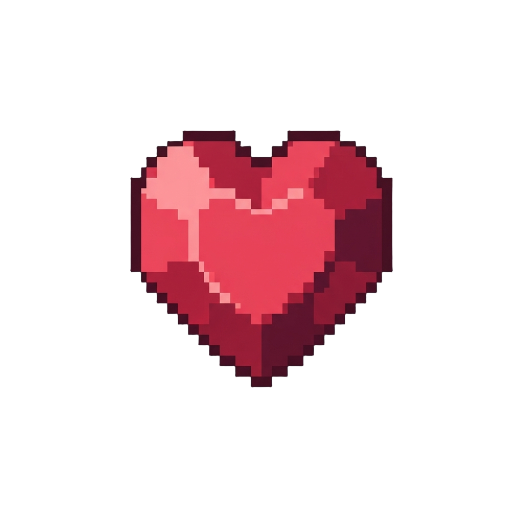 A Small Heart-shaped Gemstone