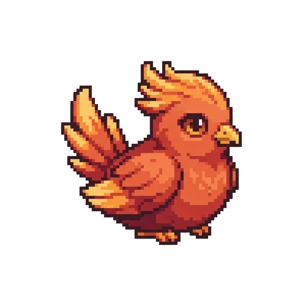 A Friendly Mini Phoenix Chick