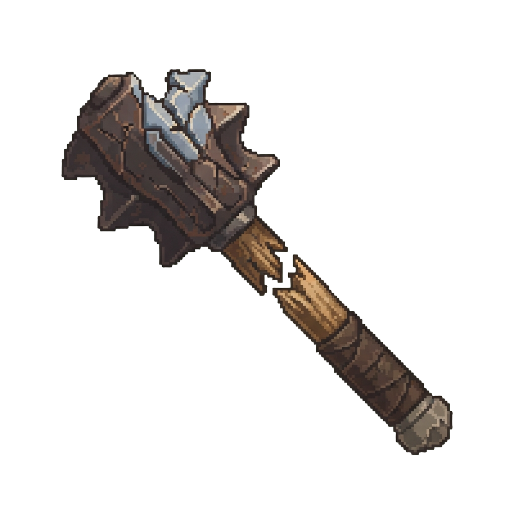 A Shattered Heavy Mace