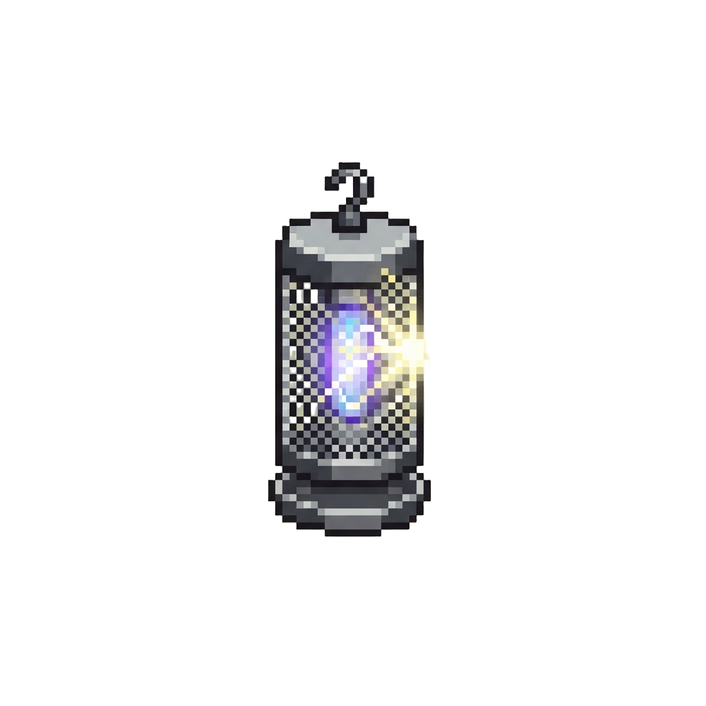 A Buzzing Bug Zapper Discharging a Comical Bright Light Burst Near @image1