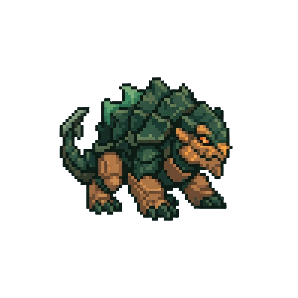 A Heavily Armored Alien Jungle Beast