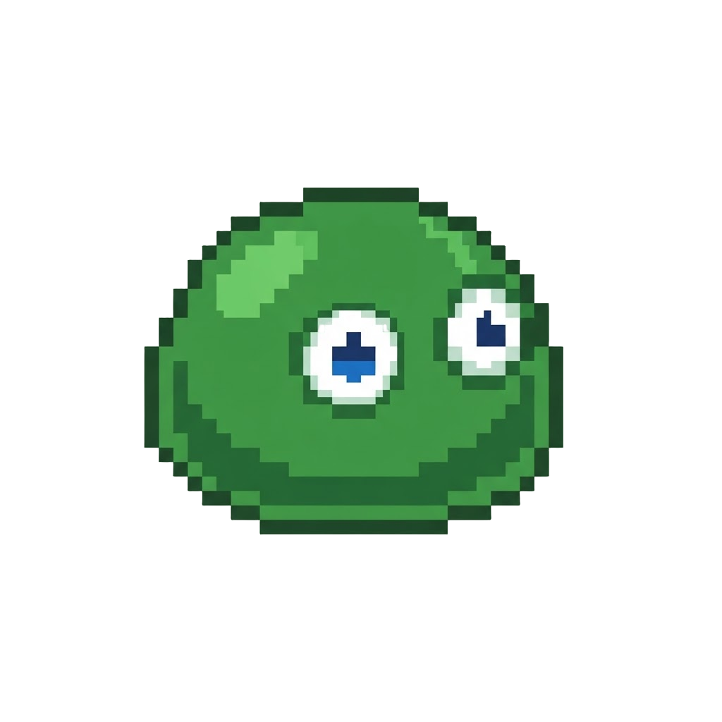 A Squishy Tiny Blob with Silly Googly Eyes