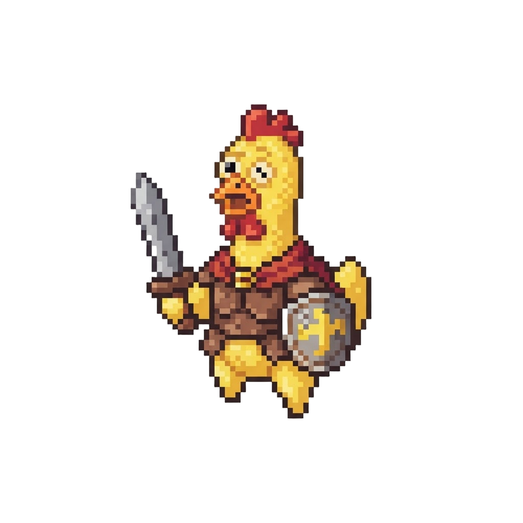 A Confused Rubber Chicken Warrior