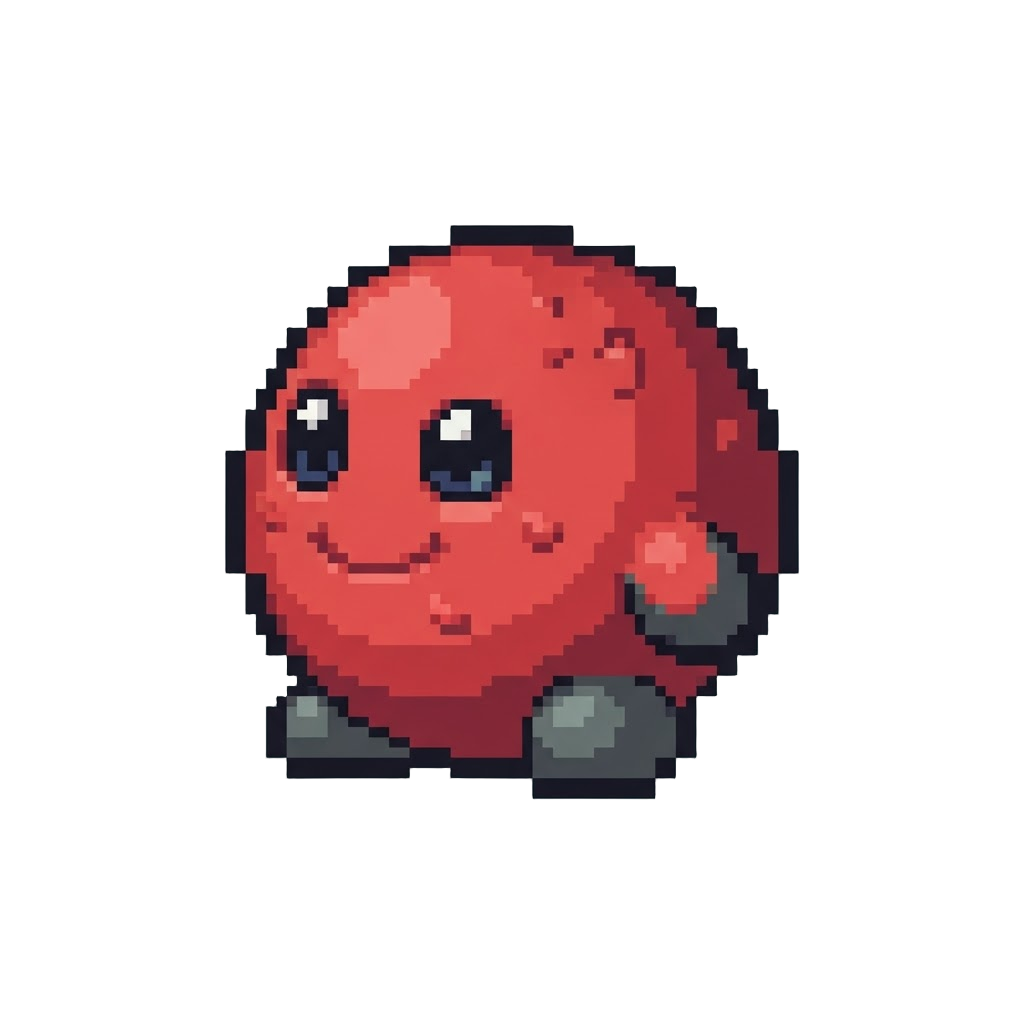 A Bouncy Rubber Ball Creature