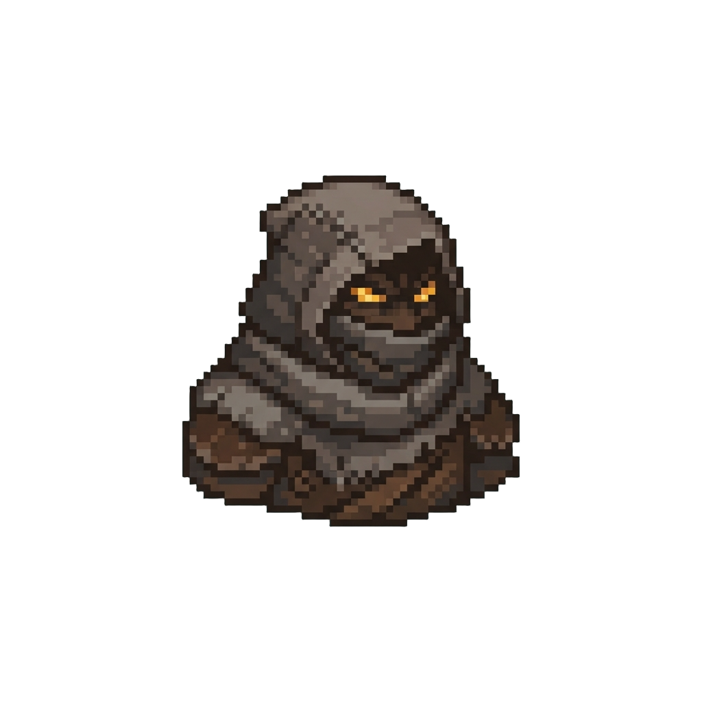 A Fierce Glare Behind Blanket Armor