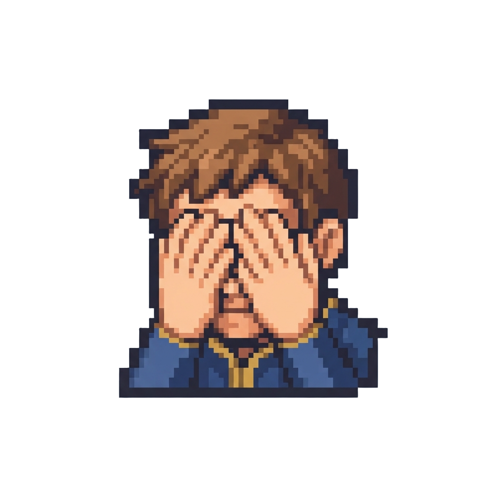 A Head-in-hands Facepalm