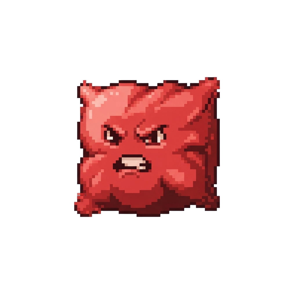 An Angry Pillow Throw