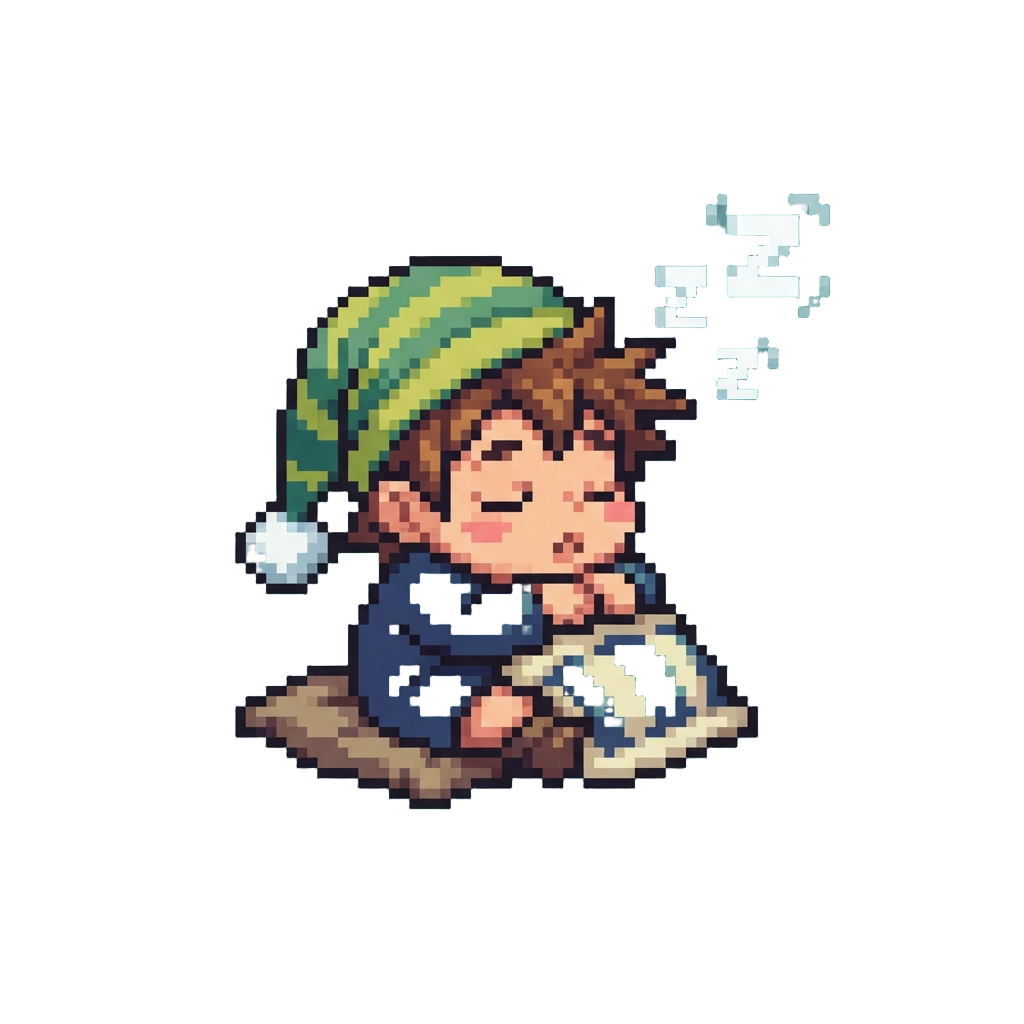 A Dramatic Snoring Cartoon Pose