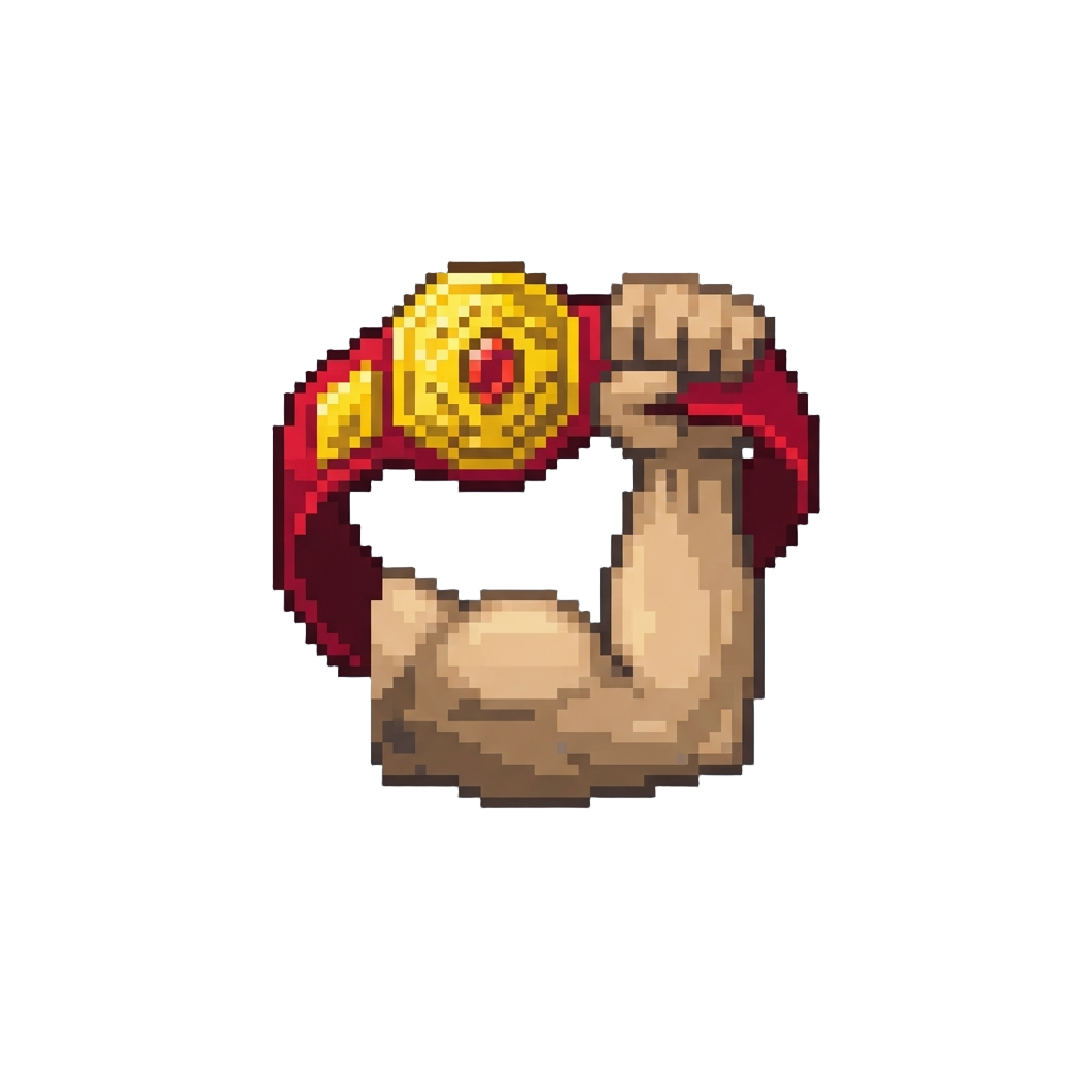 A Champion Belt-raising Flex