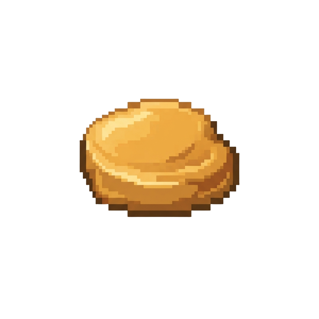 A Pool of Smooth Golden Caramel