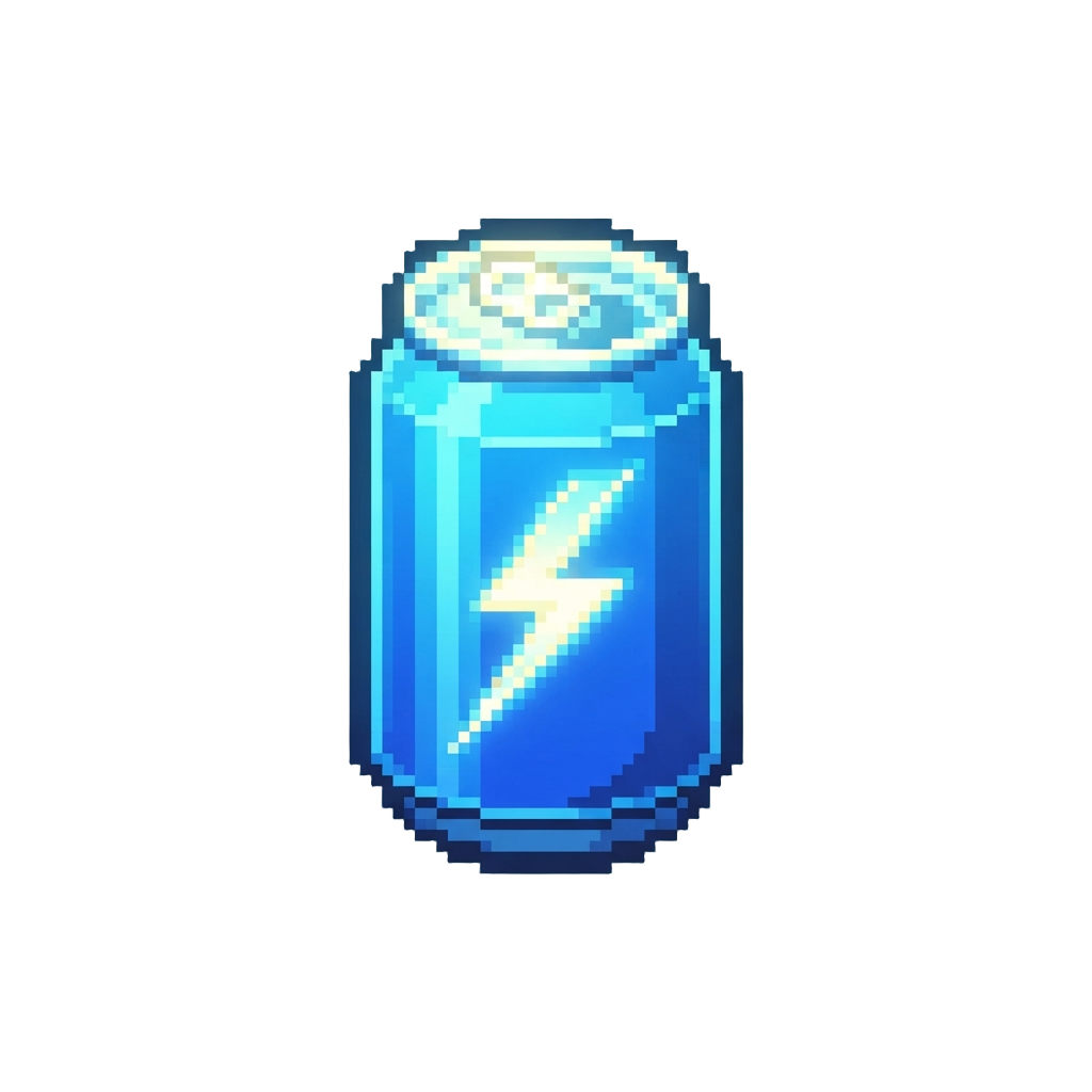 A Giant Glowing Soda Can Sign