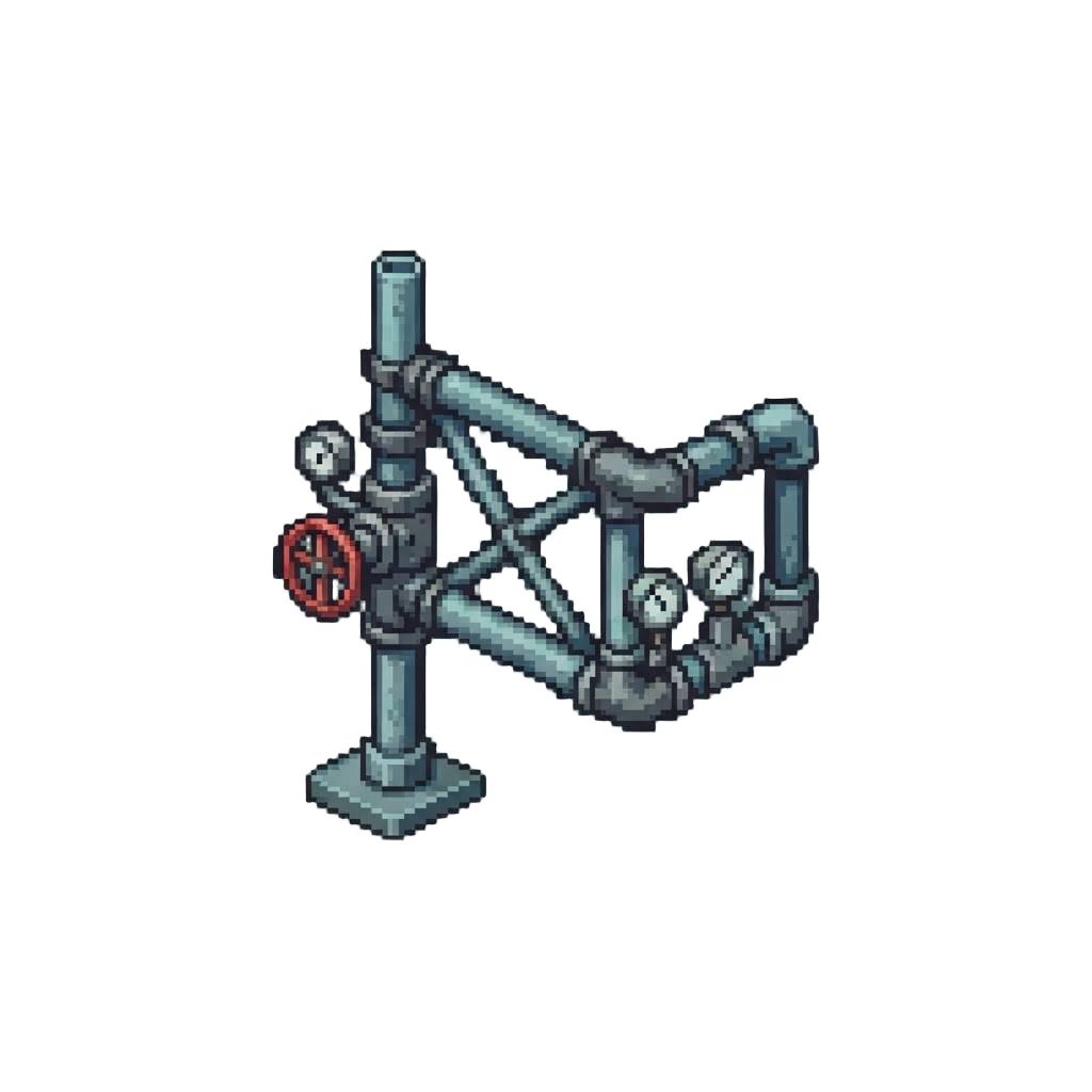 A Water Pipe Scaffold