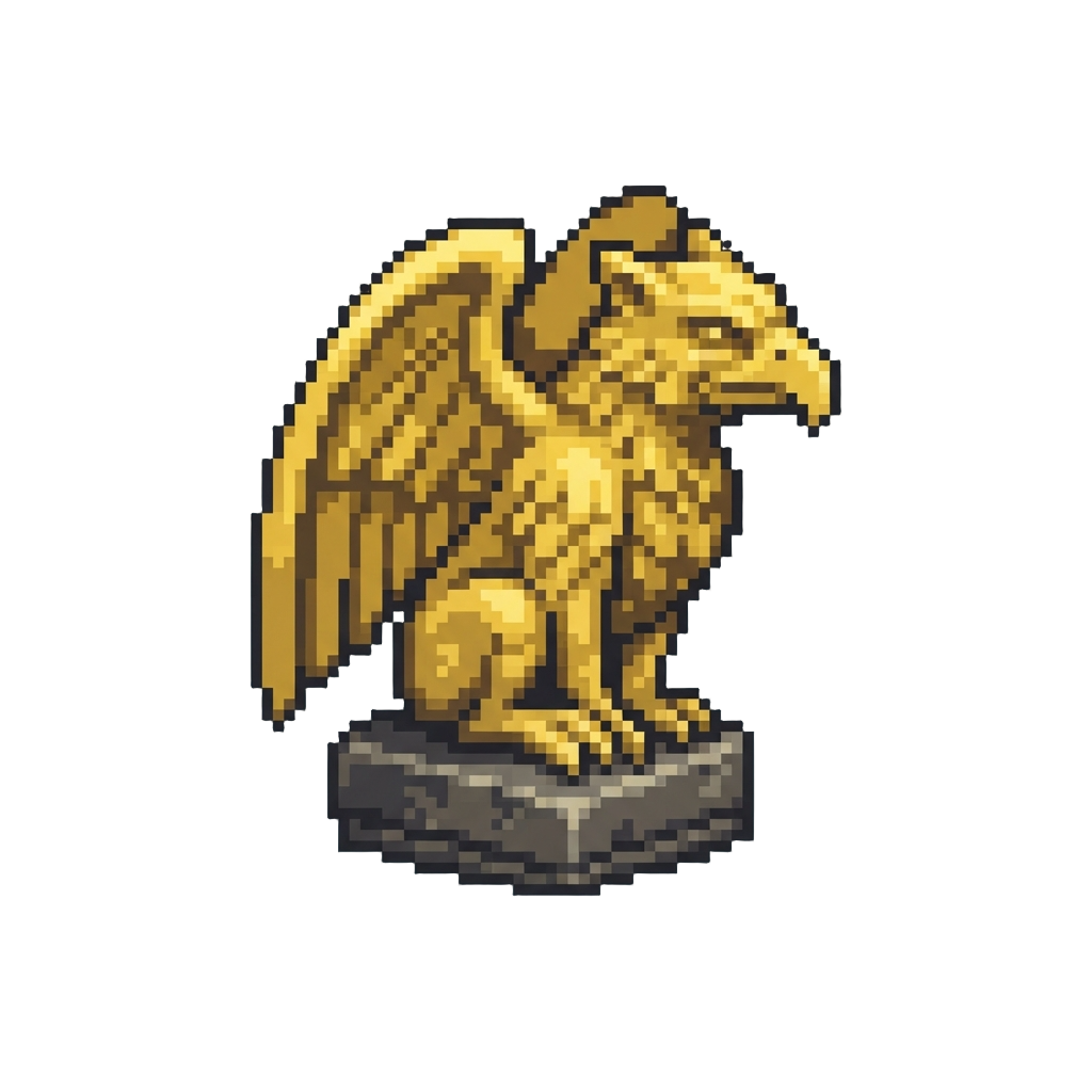 A Golden Eagle Gargoyle