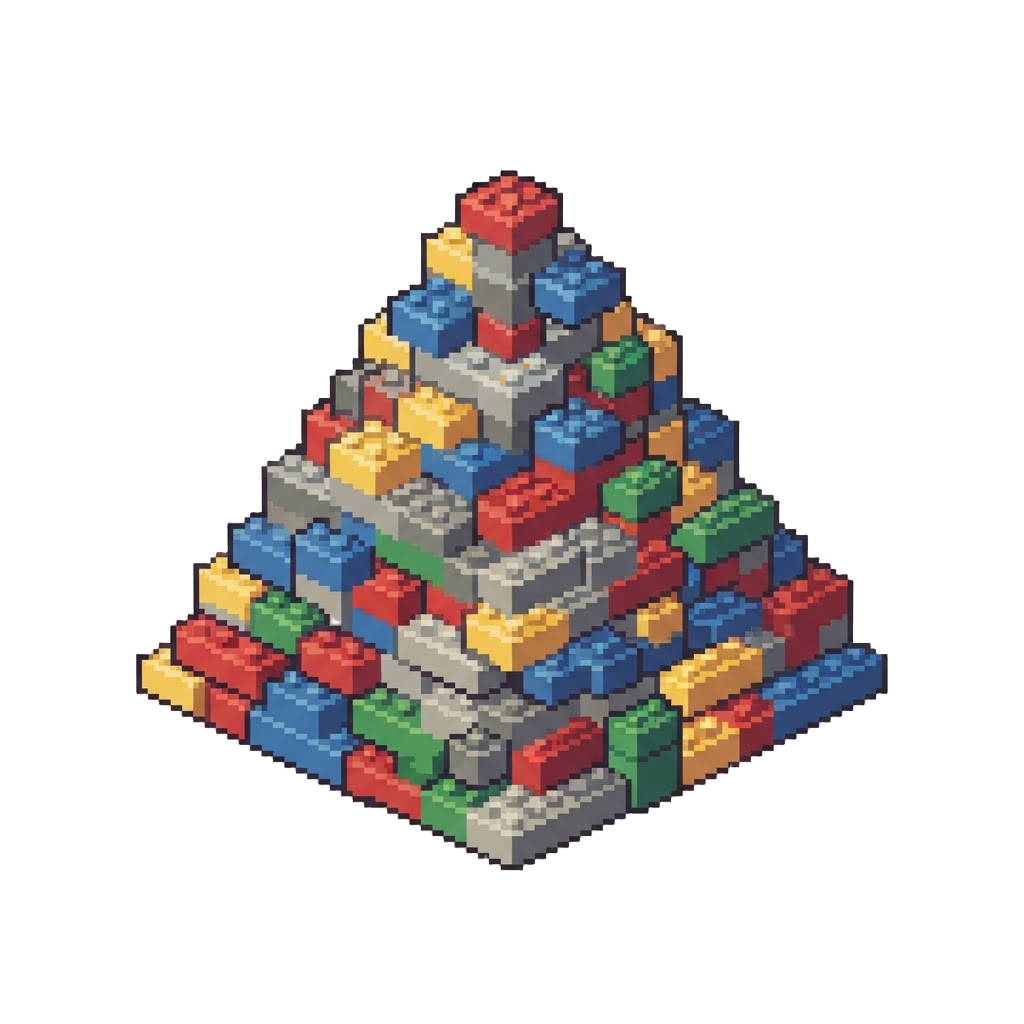A Massive Mountain of Plastic Building Blocks