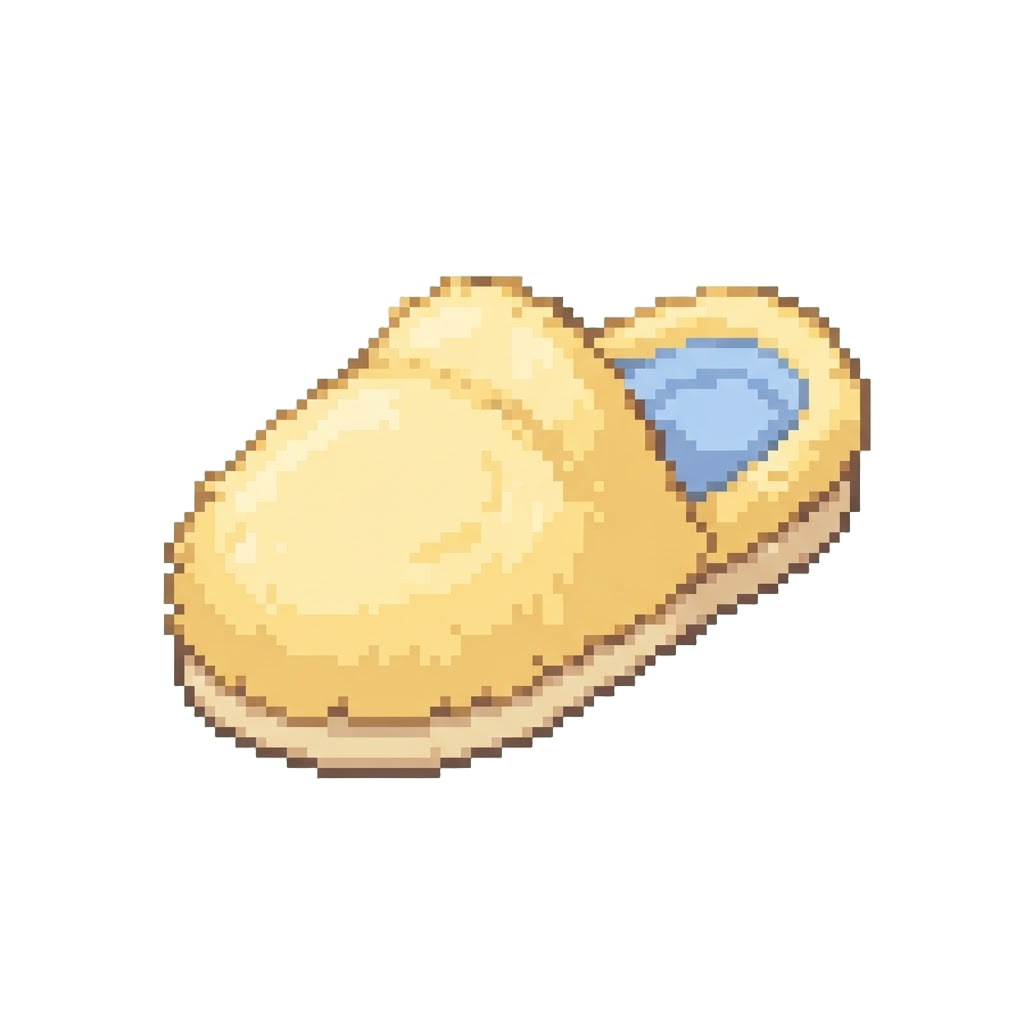 A Giant Fuzzy Slipper