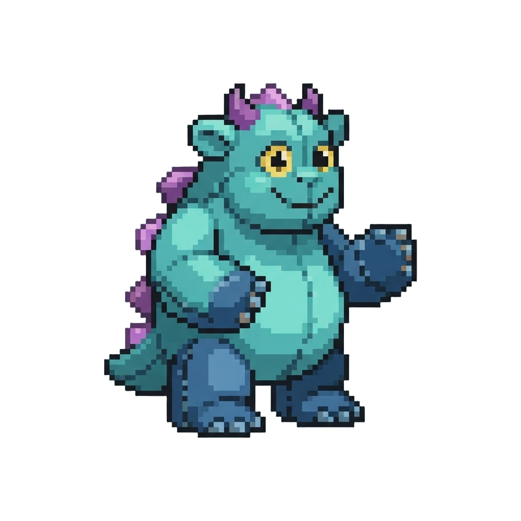 A Towering Soft Plush Monster