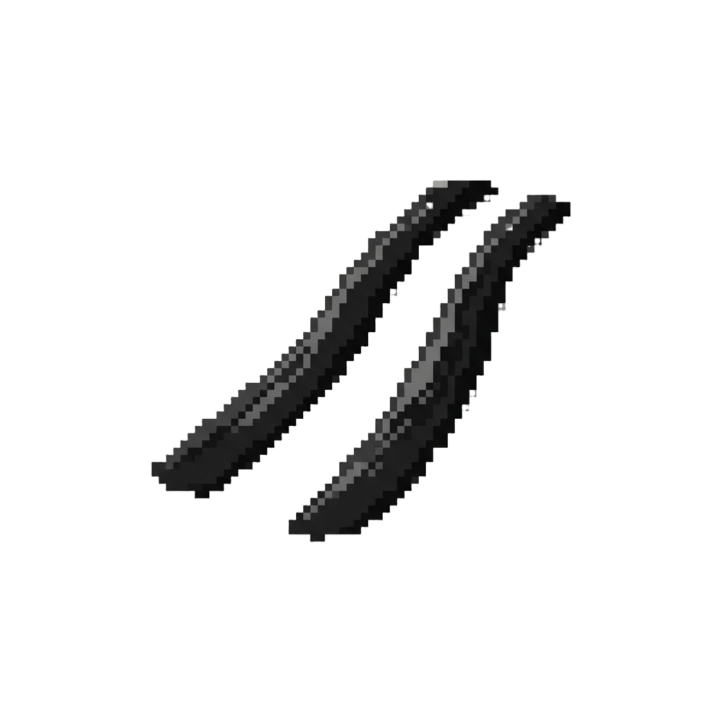 Double Parallel Black Skid Lines
