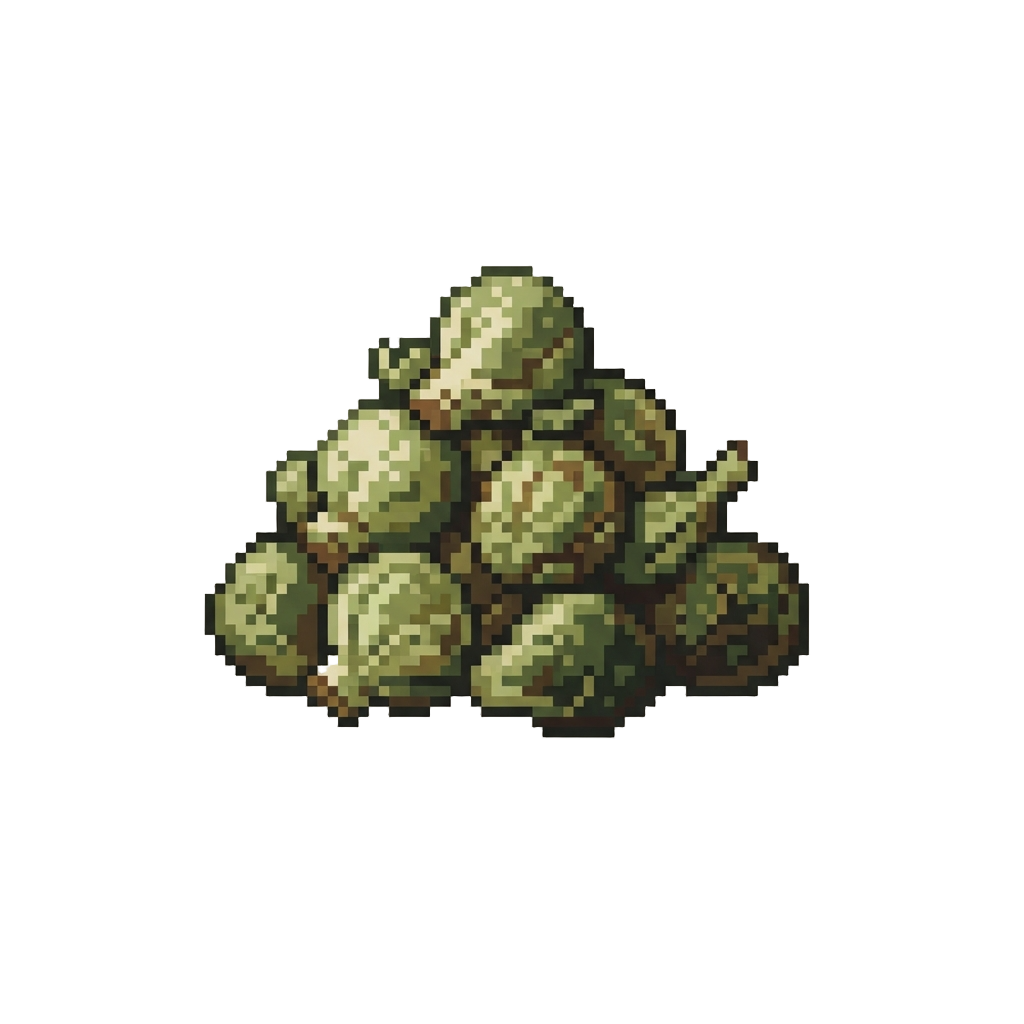 A Mountain of Cooked Sprouts