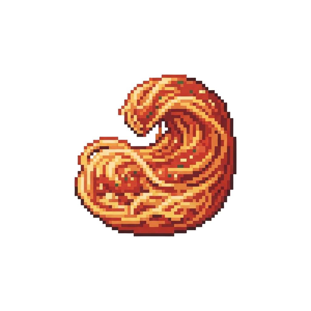 A Huge Wave of Hot Spaghetti and Sauce