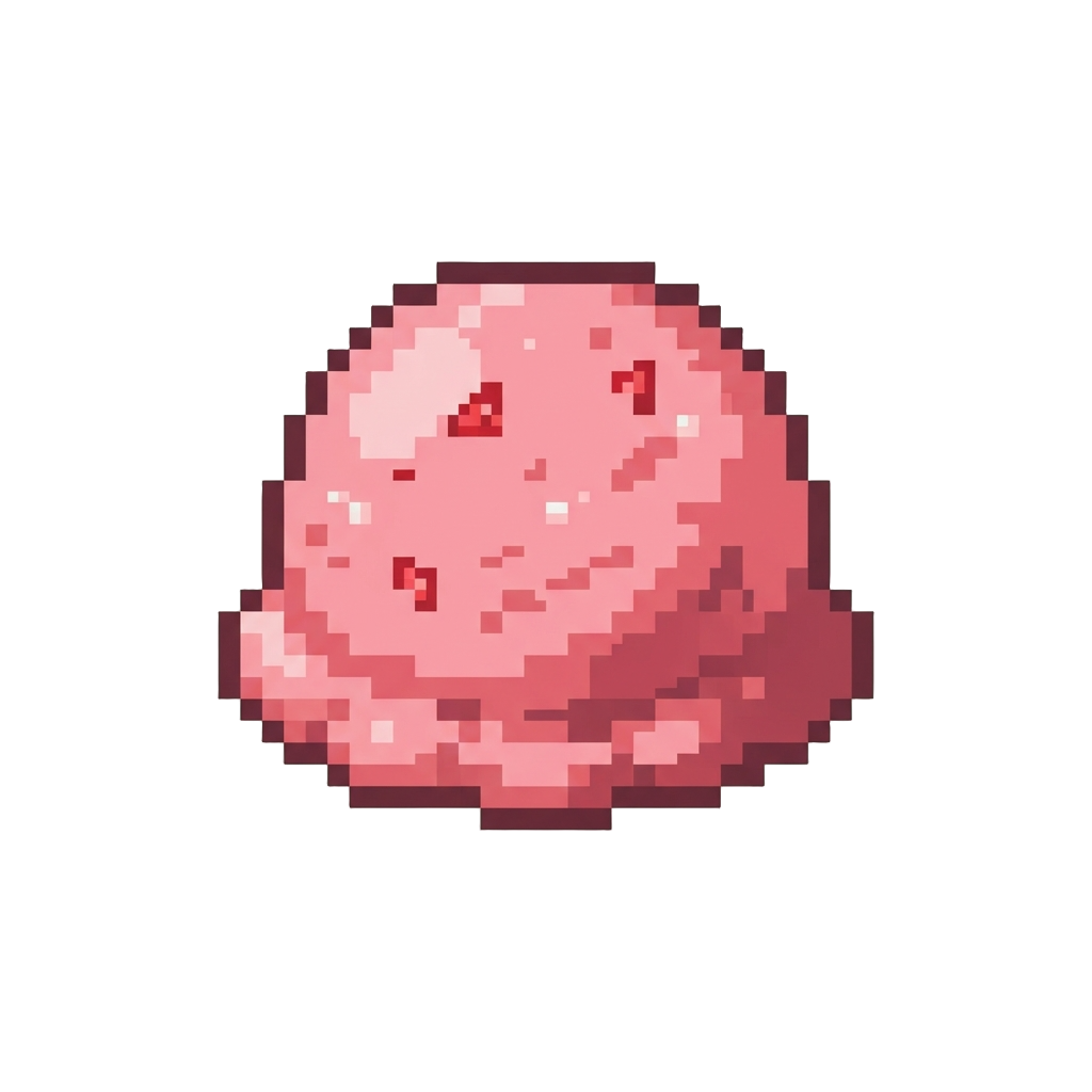 A Giant Scoop of Strawberry Ice Cream