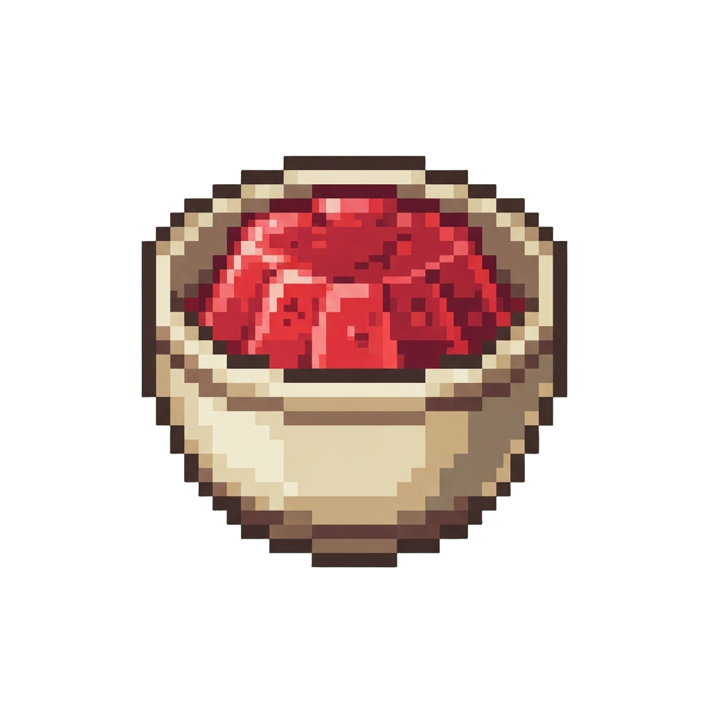 A Bowl of Jiggly Red Jelly