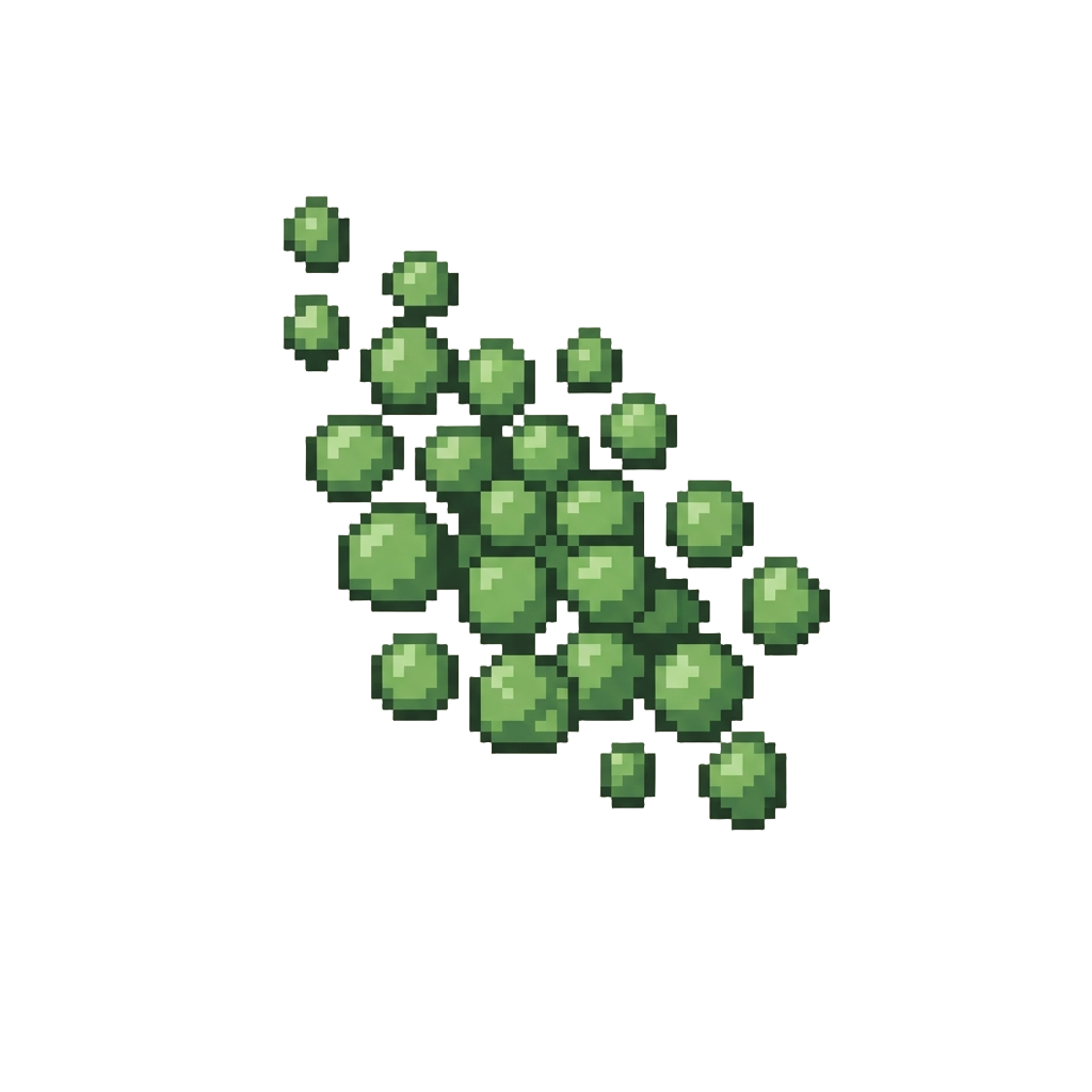 A Shower of Green Peas