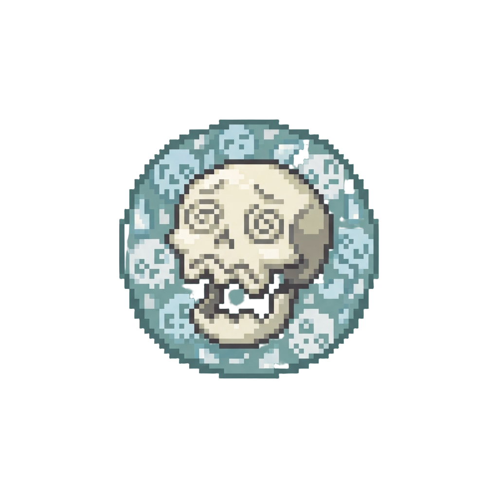 A Funny Faint Skull Emote Flood