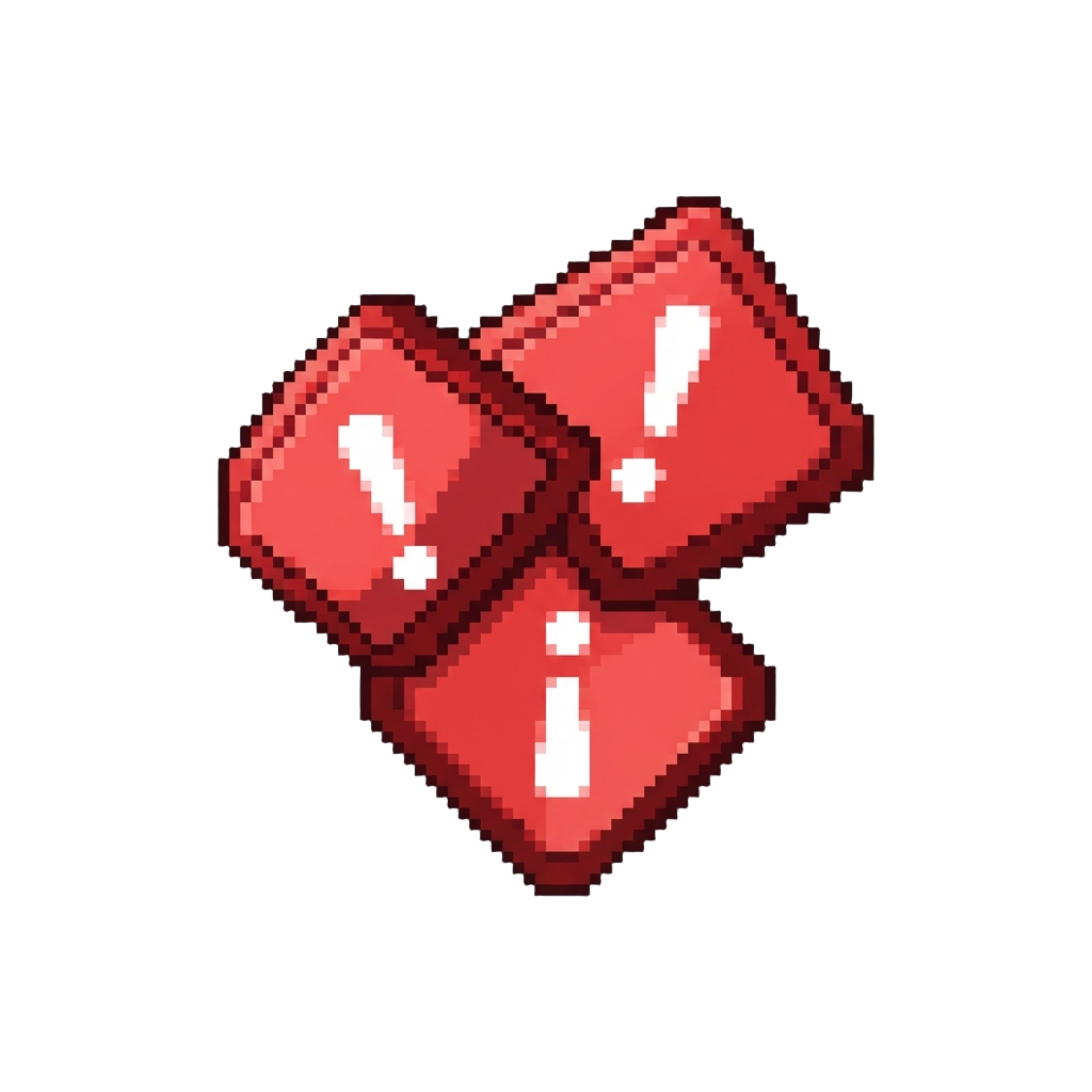 A Flurry of Spinning Red Warning Sign Emotes