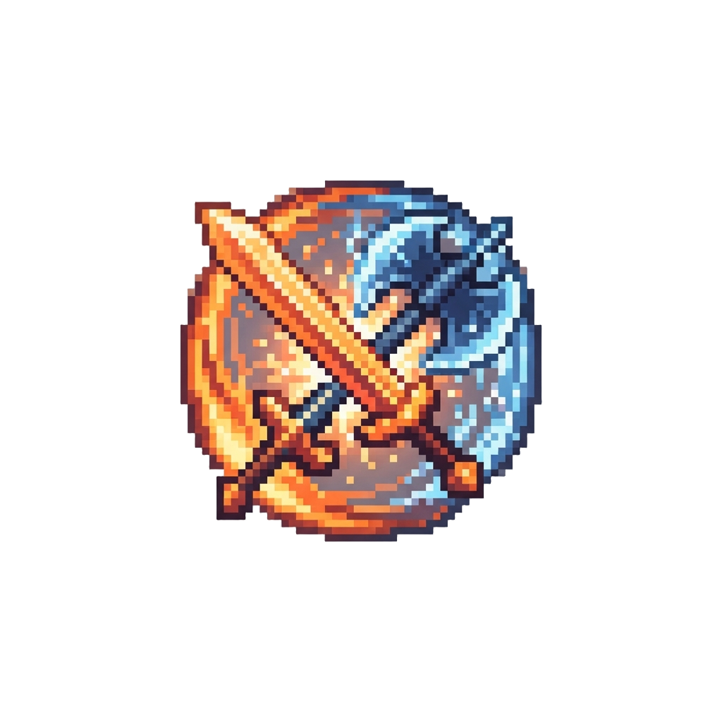 A Spinning Dual-weapon Blast