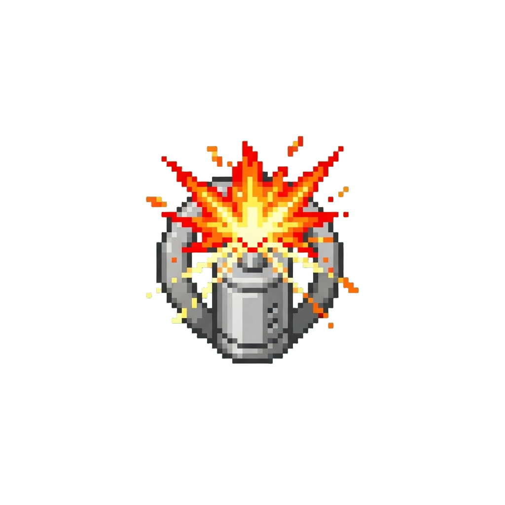 An Overhead Wild Firing Flare
